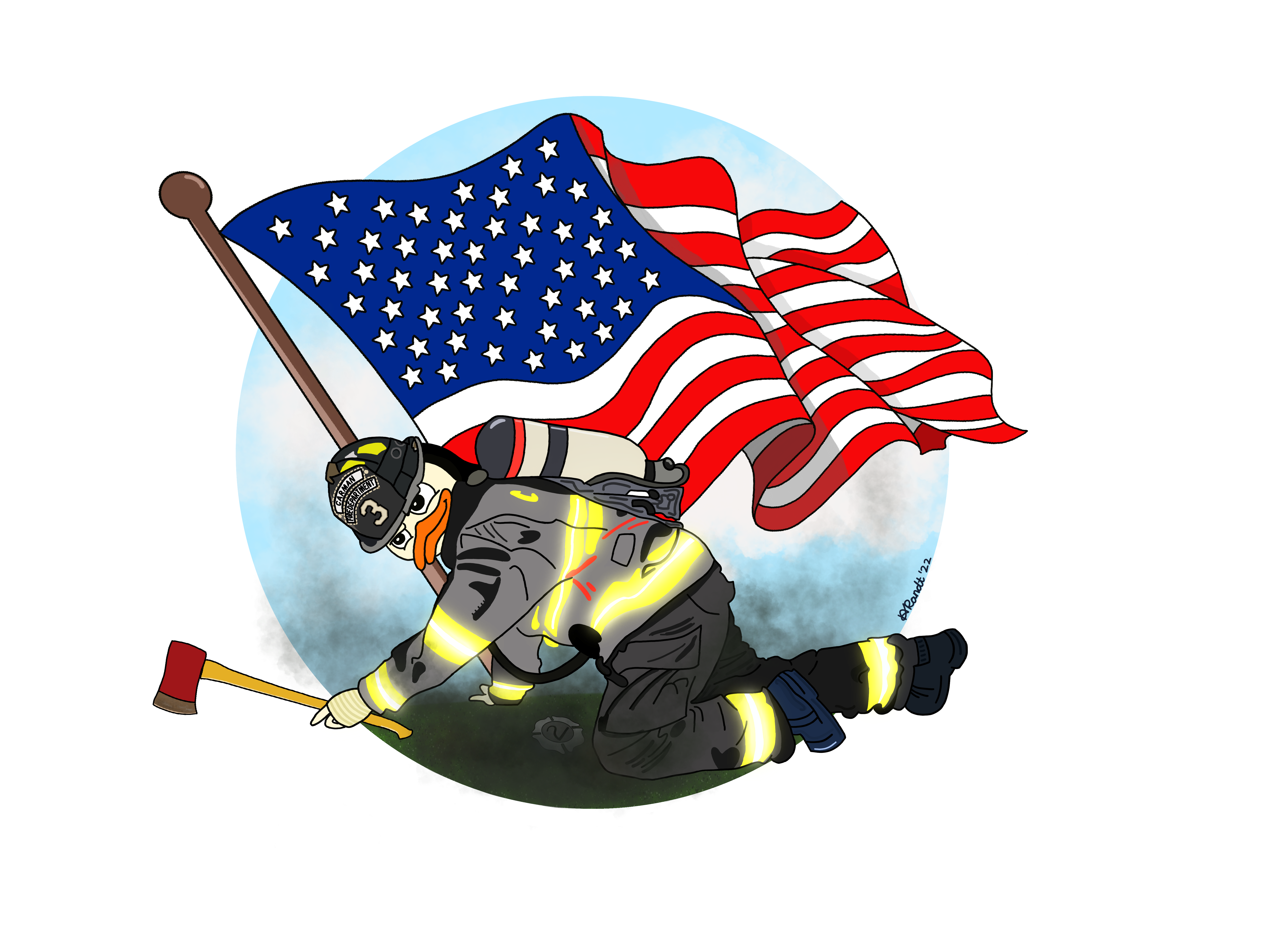 Carmen Fire Department Duck Design