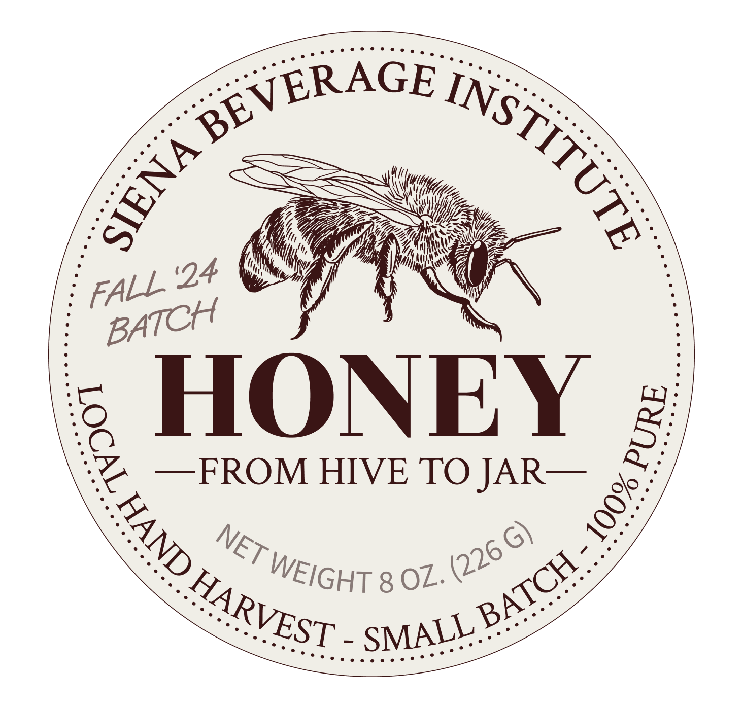 Honey Jar Label Design